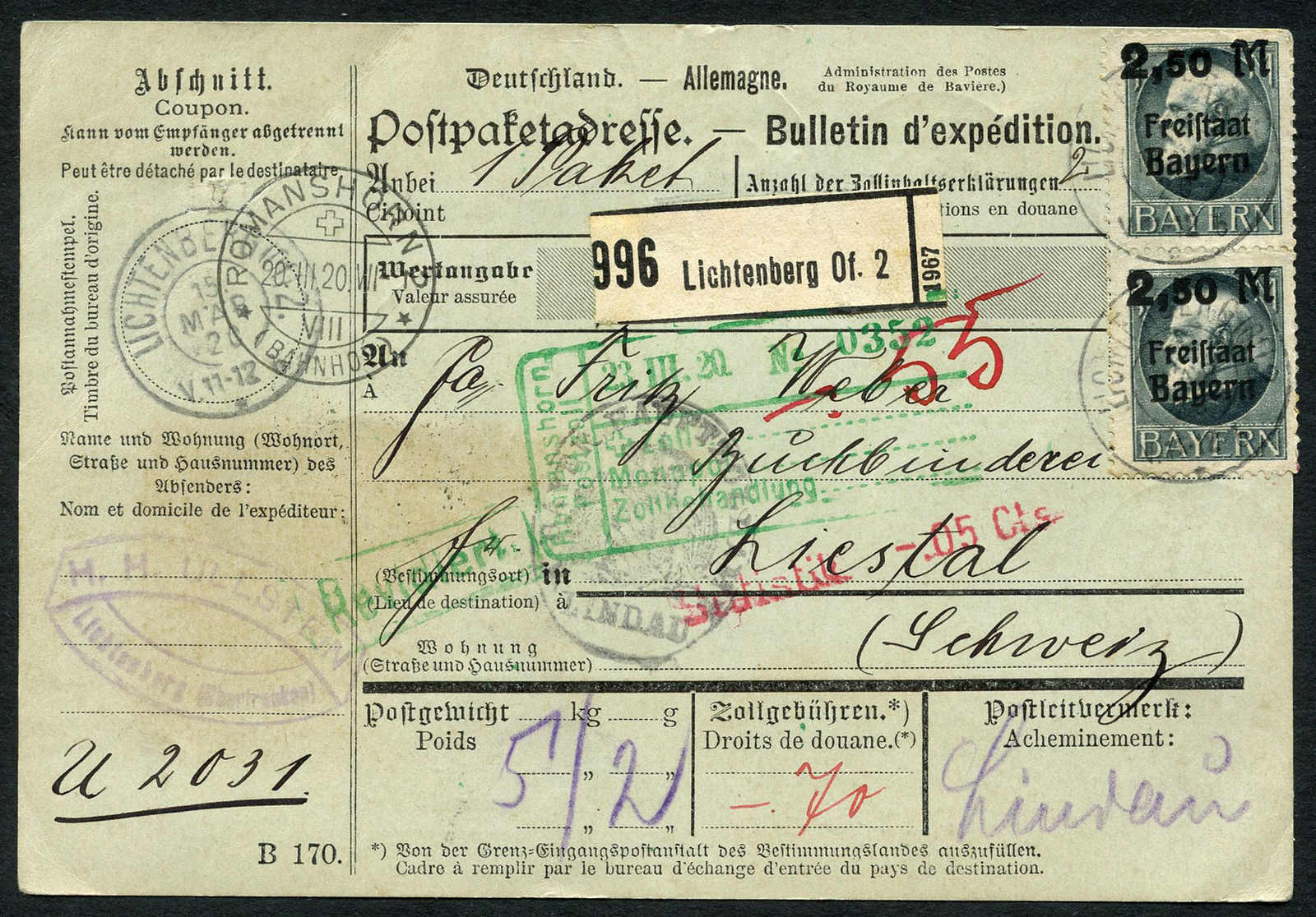 Lot 486 - deutschland Deutsches Reich, 1933/45 Drittes Reich -  Schwarzenbach Auktion Zurich 67th Auction - Session II