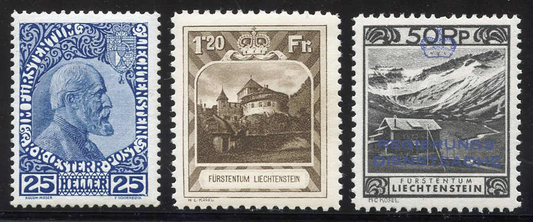 Lot 14 - europa Liechtenstein -  Schwarzenbach Auktion Zurich 67th Auction - Session I