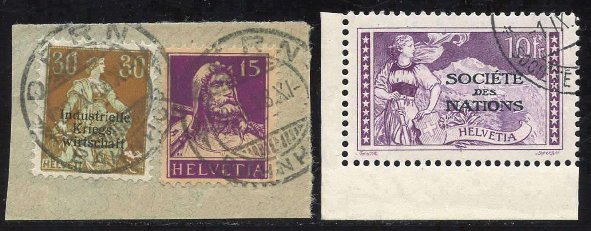Lot 108 - sammlungen und posten sammlungen und posten schweiz dienstmarken -  Schwarzenbach Auktion Zurich 67th Auction - Session I