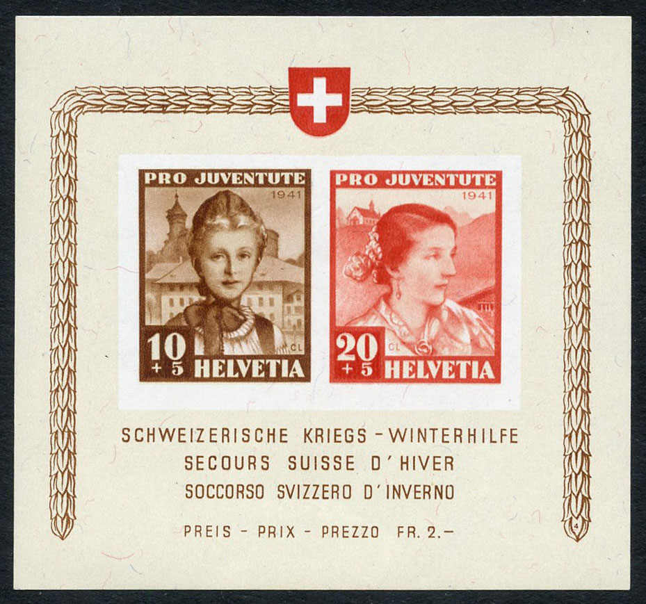 Lot 92 - schweiz schweiz pro juventute -  Schwarzenbach Auktion Zurich 67th Auction - Session I