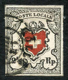Lot 319 - schweiz schweiz ortspost -  Schwarzenbach Auktion Zurich 67th Auction - Session II
