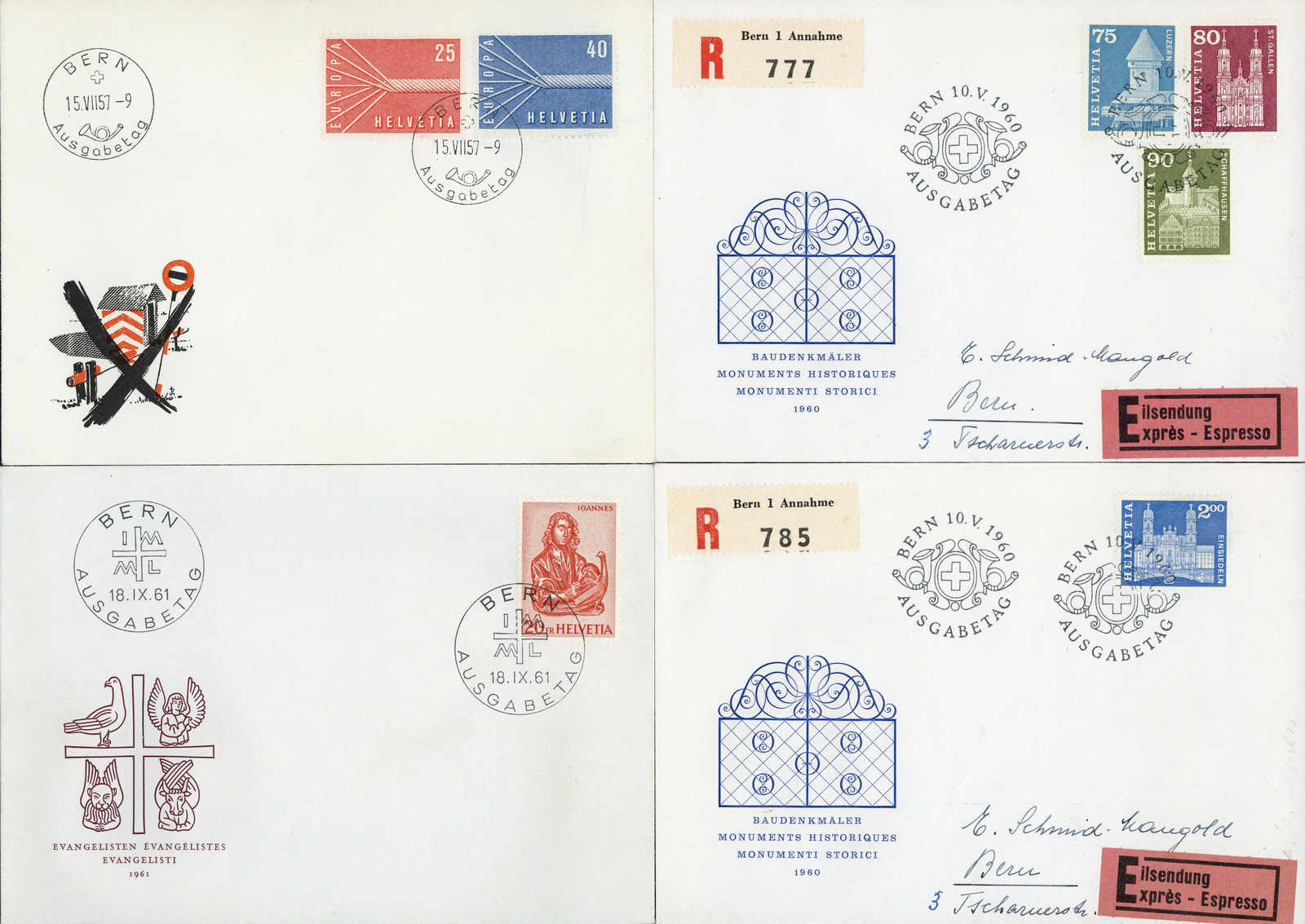 Lot 54 - schweiz schweiz -  Schwarzenbach Auktion Zurich 67th Auction - Session I