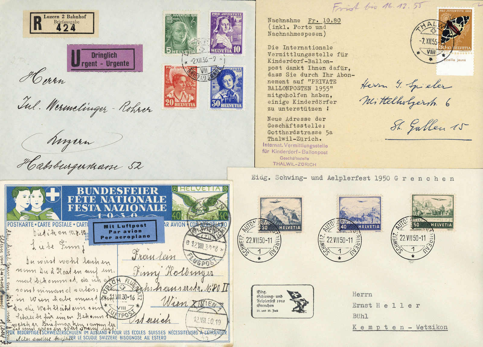 Lot 128 - schweiz schweiz -  Schwarzenbach Auktion Zurich 67th Auction - Session I