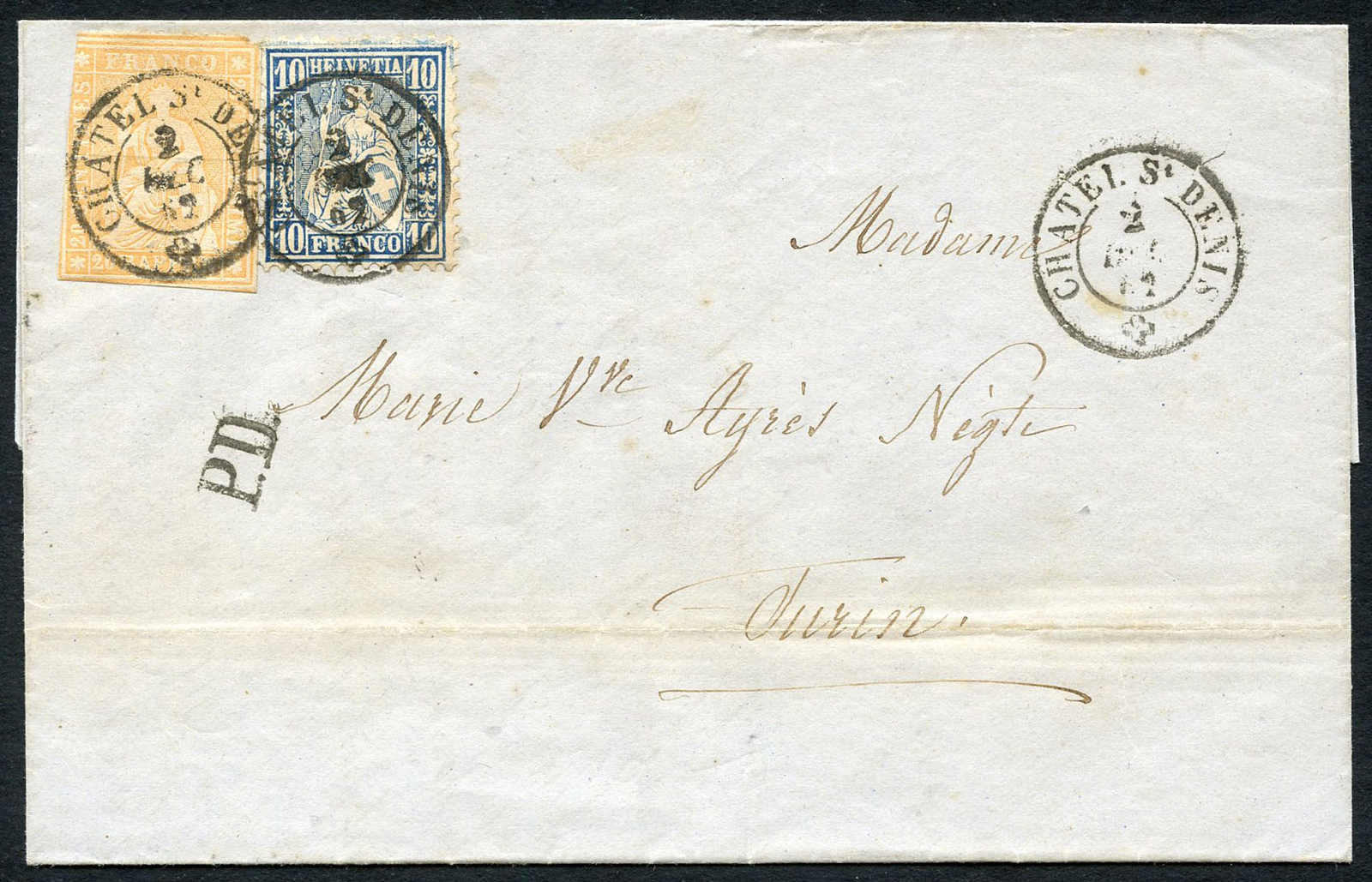 Lot 396 - schweiz strubel frankaturen - Schwarzenbach Auktion Zurich 67th Auction - Session II Lot 396 - schweiz strubel frankaturen - Schwarzenbach Auktion Zurich 67th Auction - Session II