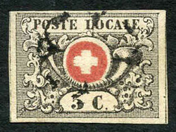 5645: Switzerland Canton Genf - Cancellations and seals