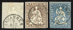 5655129: Strubel Suisse - Cancellations and seals