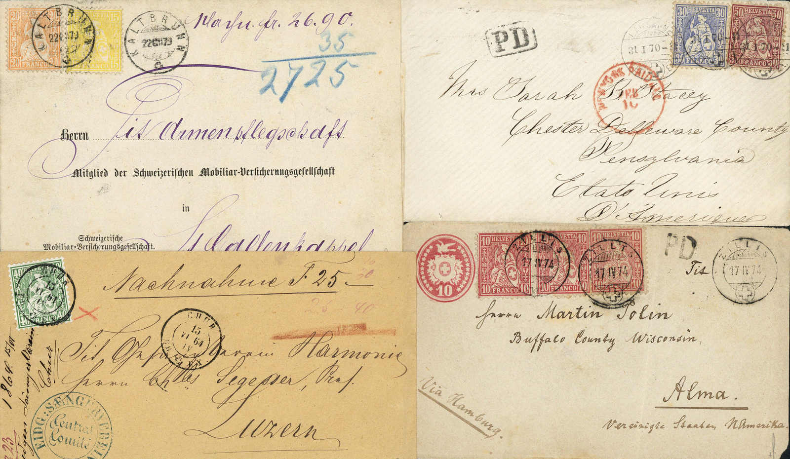 Lot 419 - schweiz Schweiz Sitzende Helvetia gezähnt - Schwarzenbach Auktion Zurich 67th Auction - Session II Lot 419 - schweiz Schweiz Sitzende Helvetia gezähnt - Schwarzenbach Auktion Zurich 67th Auction - Session II