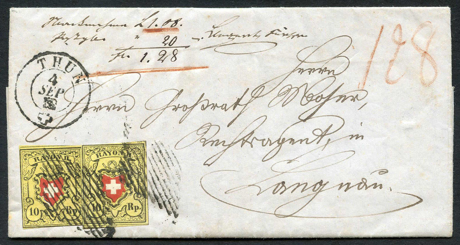 Lot 359 - schweiz schweiz rayon - Schwarzenbach Auktion Zurich 67th Auction - Session II Lot 359 - schweiz schweiz rayon - Schwarzenbach Auktion Zurich 67th Auction - Session II