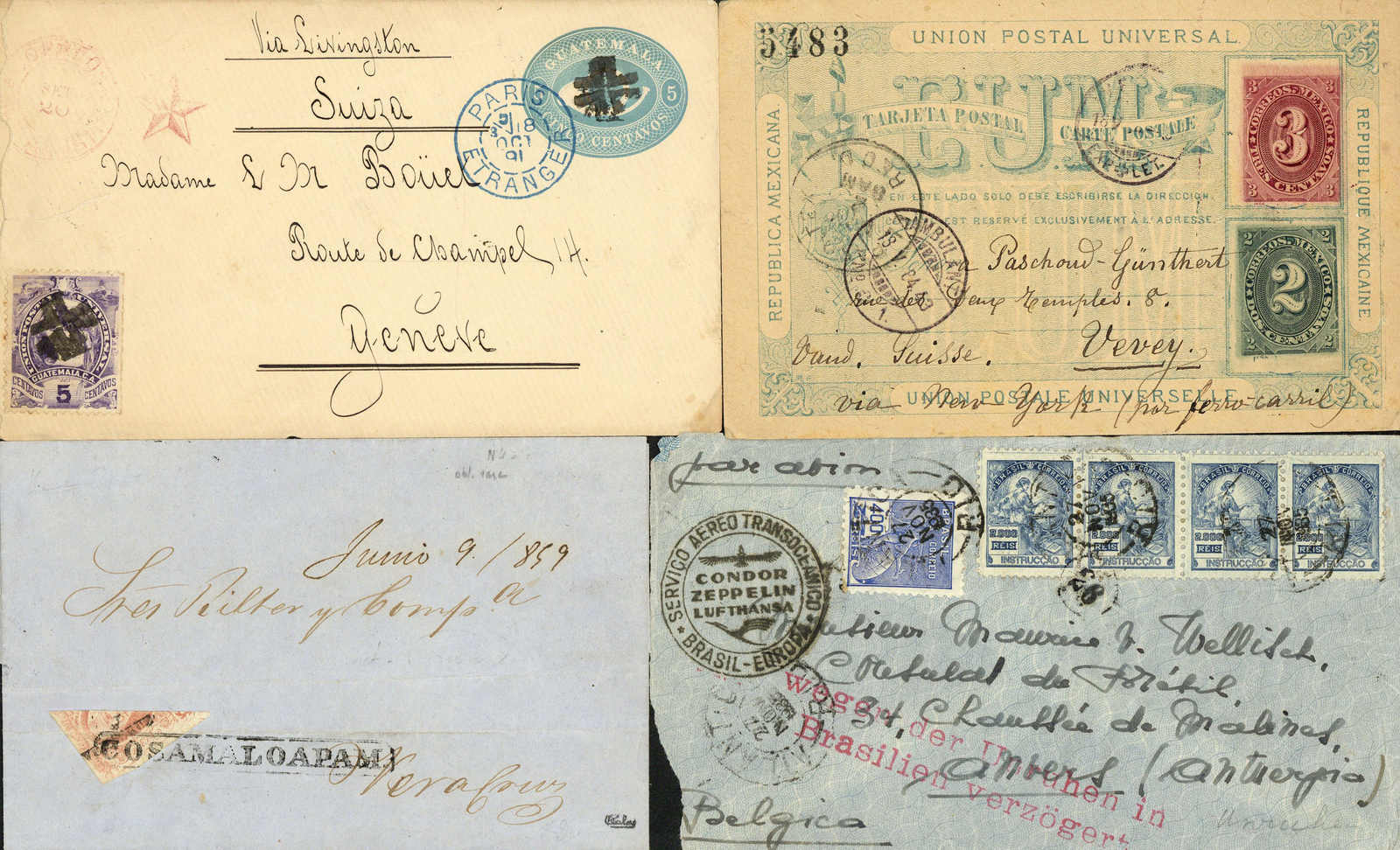 Lot 722 - sammlungen und posten sammlungen und posten amerika -  Schwarzenbach Auktion Zurich 67th Auction - Session II