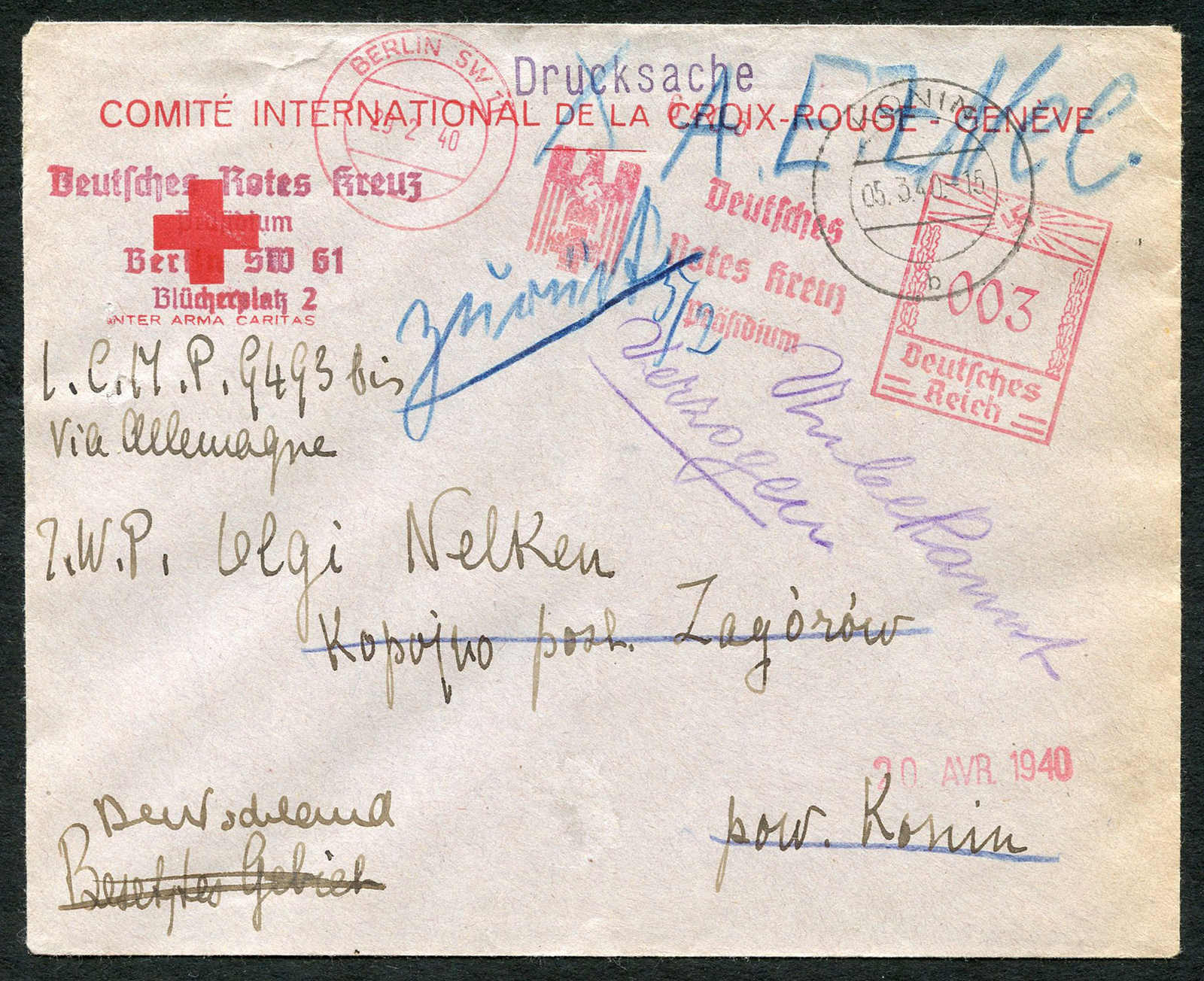 Lot 745 - sonstiges Int.Organisationen, Rotes Kreuz, -  Schwarzenbach Auktion Zurich 67th Auction - Session II