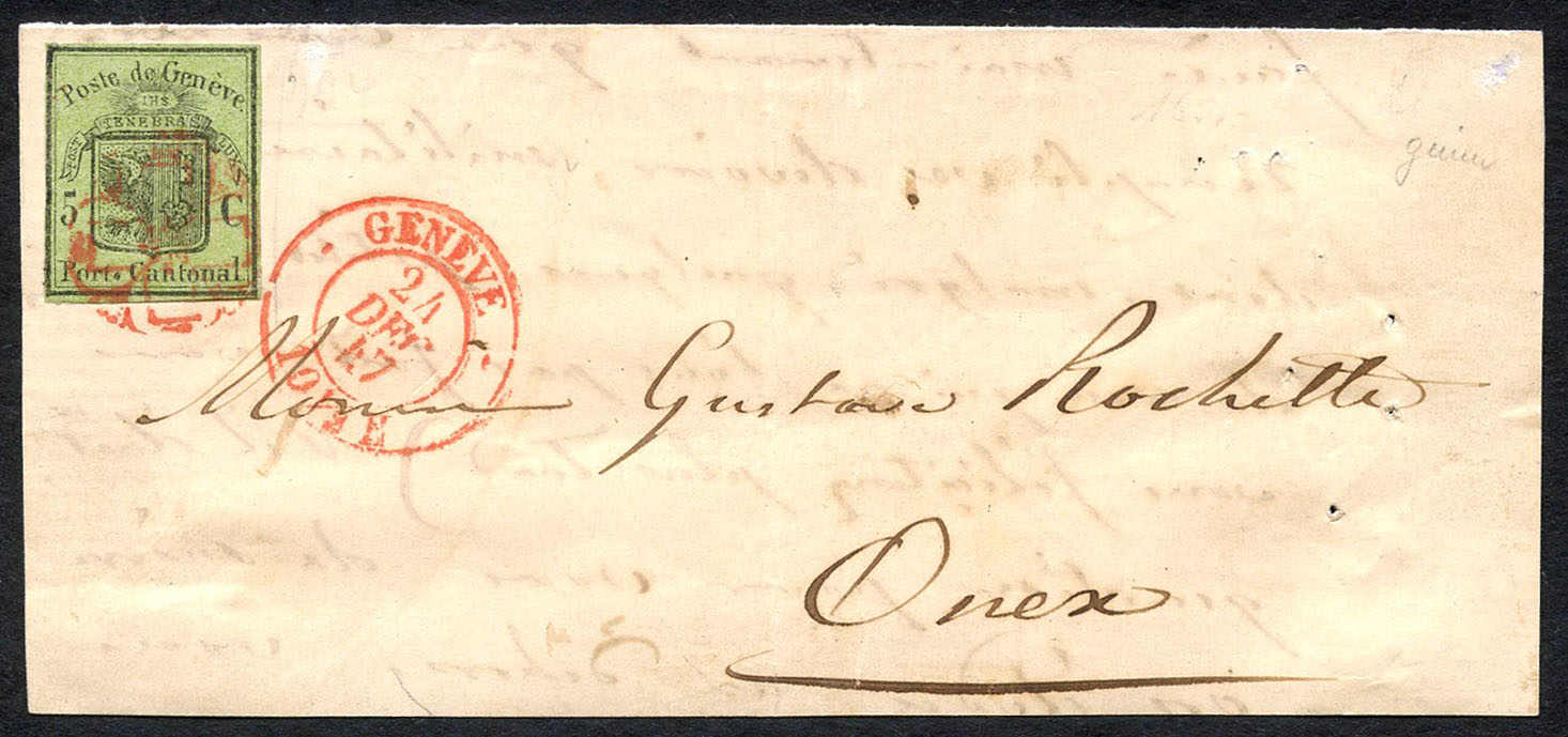 Lot 306 - schweiz schweiz kantone genf - Schwarzenbach Auktion Zurich 67th Auction - Session II Lot 306 - schweiz schweiz kantone genf - Schwarzenbach Auktion Zurich 67th Auction - Session II