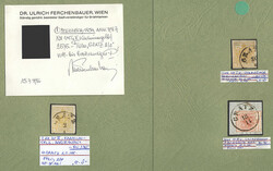 Österreich, 1850, Steiermark, interessante Partie loser Marke und ...