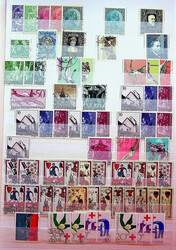 Liechtenstein / Schweiz, 1918-1963, prall gefülltes Lagerbuch mit ...