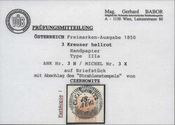 Österreich, 1850, Bukowina, CZERNOWITZ, 240 p, perfekt sitzender und ...