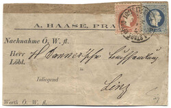 Österreich + Österr. Post in der Levante, 1867, PRAG, ...