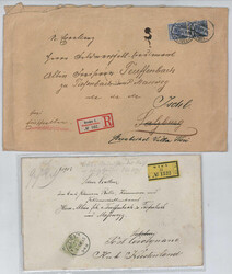 Österreich, 1883/90, Albin Freiherr Teuffenbach zu Tiefenbach, 4 ...