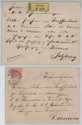 Österreich, 1883/90, Albin Freiherr Teuffenbach zu Tiefenbach, 4 ...