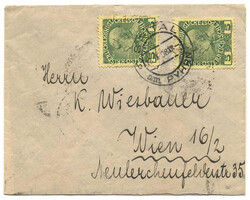 Österreich, 1908, SPITAL AM PYHRN - WIEN, klarer Doppelkreisstempel ...