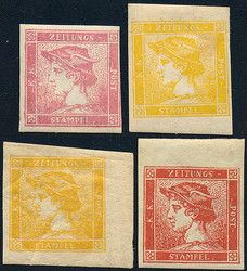 4745052: Austria Newspaper Stamps 1851