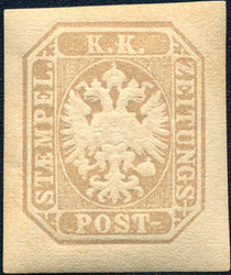 4745057: Austria Newspaper Stamp 1858/59