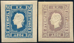 4745057: Austria Newspaper Stamp 1858/59
