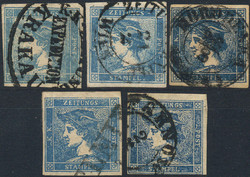 4745052: Austria Newspaper Stamps 1851