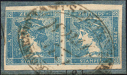 4745052: Austria Newspaper Stamps 1851
