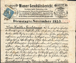 4745052: Austria Newspaper Stamps 1851