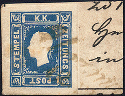 4745057: Österreich Zeitungsmarke 1858/59