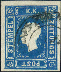 4745057: Österreich Zeitungsmarke 1858/59