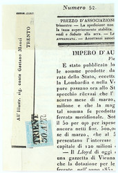4745052: Austria Newspaper Stamps 1851
