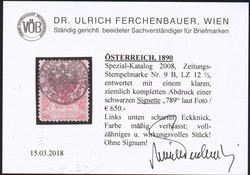 4745082: Austria Newspaper Stamp 1867/80 - Newspaper stamps