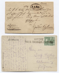 4745355: Austria Cancellations Dalmatia - Cancellations and seals