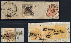 4745310: Austria Cancellations Kaernten - Cancellations and seals