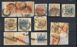 4745375: Austria Cancellations Austrian Littoral - Cancellations and seals