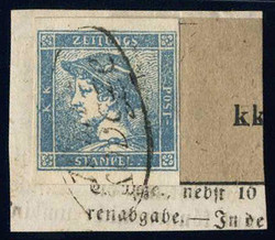 4745052: Austria Newspaper Stamps 1851