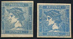 4745052: Austria Newspaper Stamps 1851