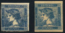 4745052: Austria Newspaper Stamps 1851