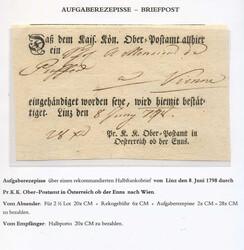 4745020: Österreich Altbriefe und Dokumente