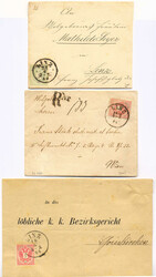 4745085: Austria Issue 1883 - Cancellations and seals