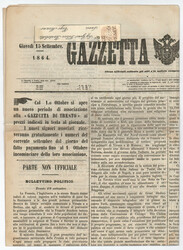 4745072: Austria Newspaper Stamp 1863 - Newspaper stamps