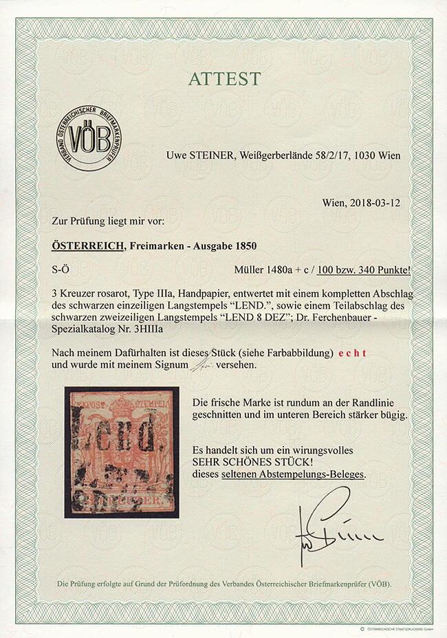 Image 1 for lot number 239 for Merkurphila 63rd. Auction