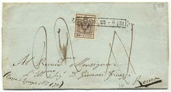 Lombardei & Venetien, 1850, Lombardei, BERGAMO, 8 p, kompletter, ...