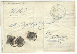 Österreich, 1850, Venetien, PADOVA, drei klare komplette ...