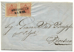 Lombardei & Venetien, 1850, Lombardei, GROSSOTTO, 15 p, kompletter, ...