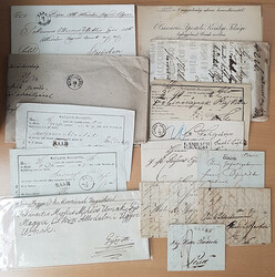 Österreich, 1800/60, Ungarn / Burgenland, große Kiste mit Belegen, ...