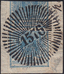 Österreich, 1850, Mähren, ZNAIM, 900 p, 5 H II, 9 kr, Handpapier, ...