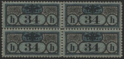 Österreich, 1908, Gerichtszustellungsmarke 3 B, 34 Heller, LZ 12 1/2 ...