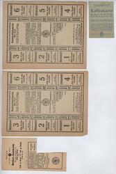 Österreich, 1917/1919, AUSWEIS- bzw. BEZUGSKARTEN für Lebensmittel ...
