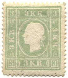 Österreich, 1858, 12 a, gut gezähnte ungebrauchte Marke mit ...